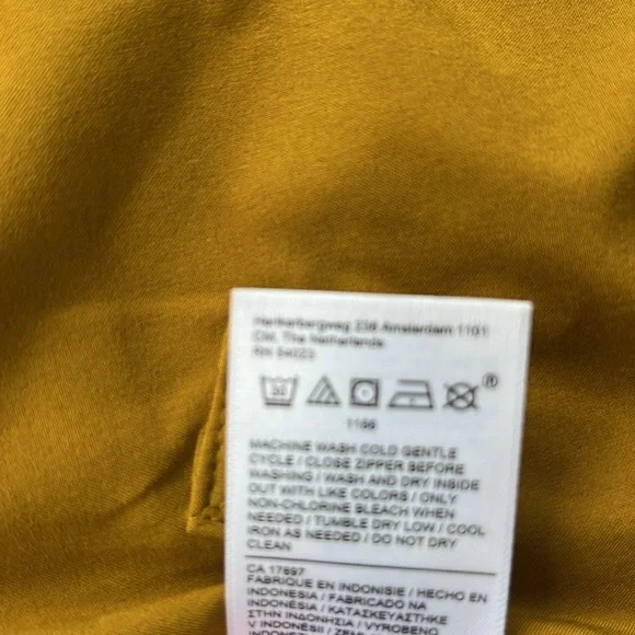 Women's Mustard Shorts - Picture 8 of 8
